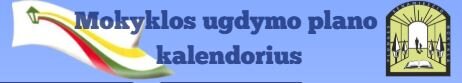 Mokyklos ugdymo plano kalendorius